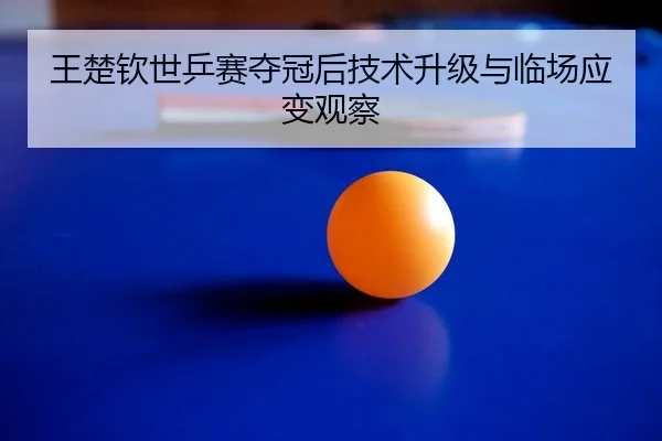 王楚钦世乒赛夺冠后技术升级与临场应变观察